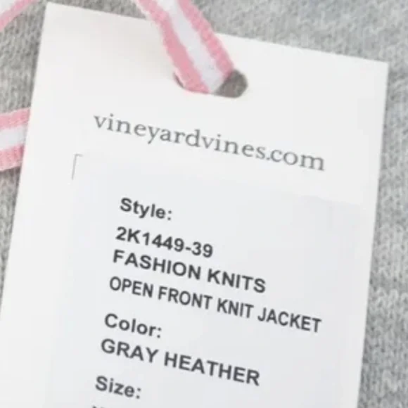 Vineyard Vines Open Front Knit Jacket - Picture 3 of 14